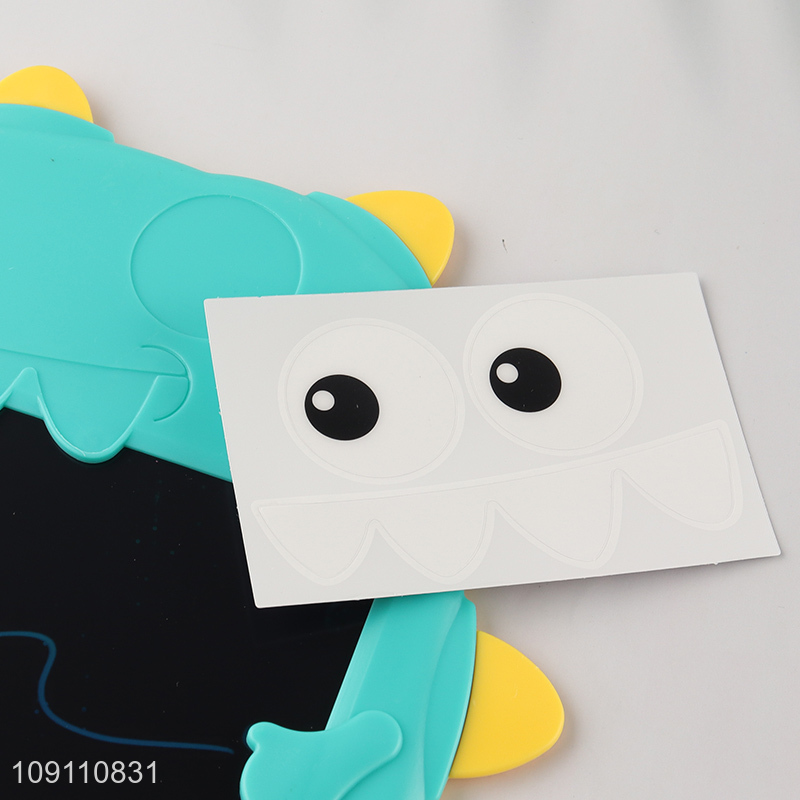 China supplier cartoon dinosaur shape LCD writing tablet painting tablet