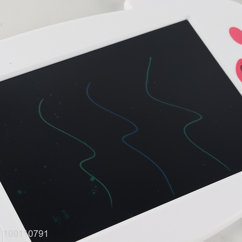 Most popular cartoon rabbit shape LCD writing tablet painting tablet