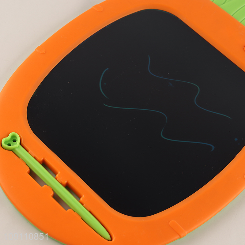 Most popular carrot shape kids LCD writing tablet painting tablet