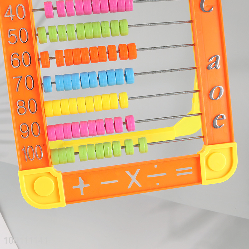 Good Quality Plastic Abcus Educational Math Learning Toy for Kids