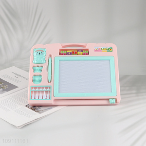 New Product Double Sided Magnetic Drawing Board with Blackboard for Kids