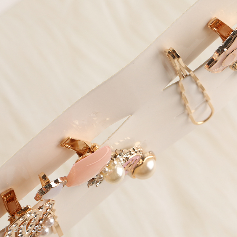 Hot products 5pcs fashionable women hair clips hair decoration set