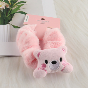 China factory pink cartoon girls hair ring hairband hair accessories