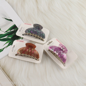 Latest products multicolor fashionable hair claw clips hair accessories
