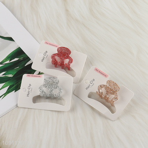 Yiwu market fashionable women hair claw clips hair accessories for sale