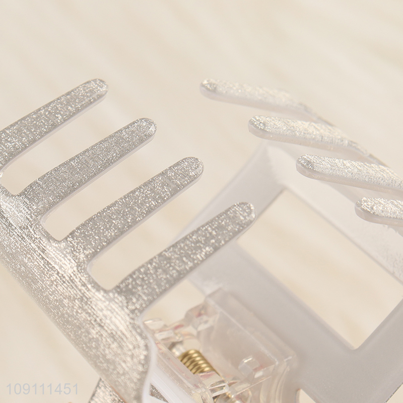 Popular products rectangle anti-slip hair claw clips hair accessories