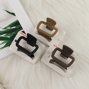 China supplier multicolor non-slip hair claw clips hair accessories hair decoration