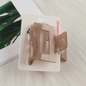 Good sale rectangle women hair claw clips hair accessories hair decoration