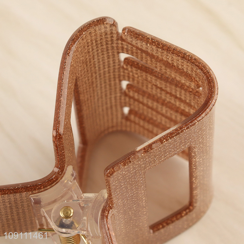 Good sale rectangle women hair claw clips hair accessories hair decoration