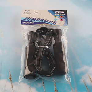China factory black professional skipping jumping rope for students