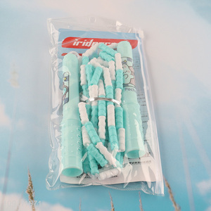 Factory price professional children beaded jumping rope with non-slip rope