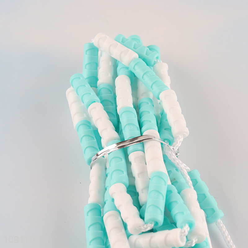 Factory price professional children beaded jumping rope with non-slip rope