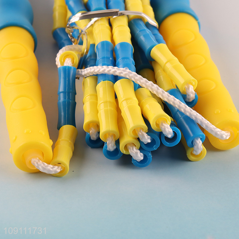 High quality professional pvc beaded jumping rope for students