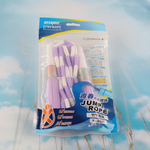 Best selling kids professional adjustable beaded jumping rope wholesale