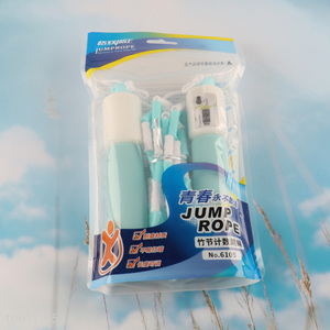 China products adjustable non-slip handle skipping jumping rope for sale