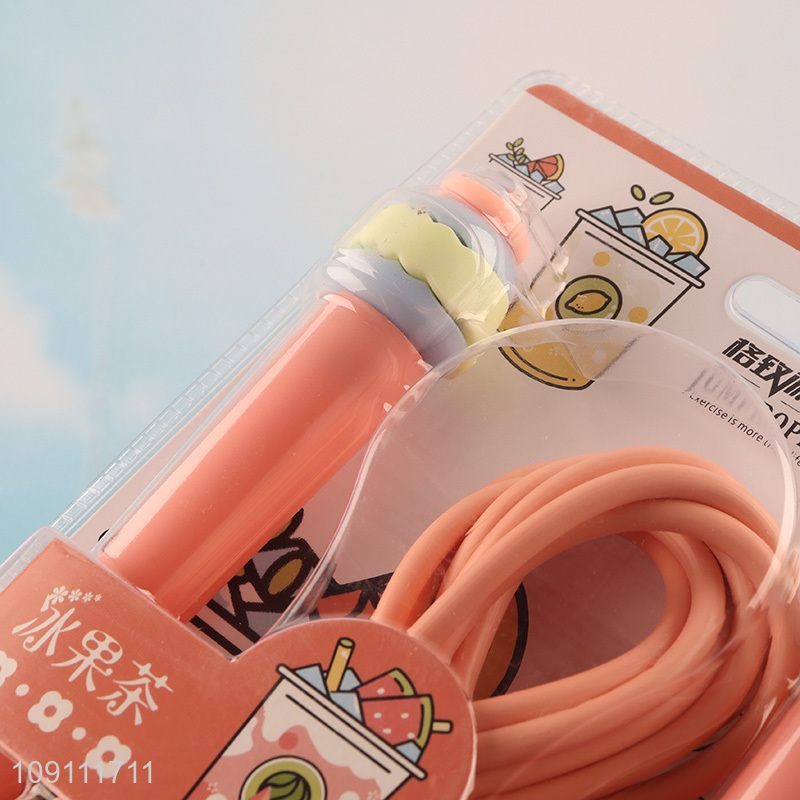 Low price cartoon children pvc sports jumping rope for sale