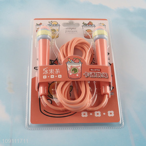 Low price cartoon children pvc sports jumping rope for sale