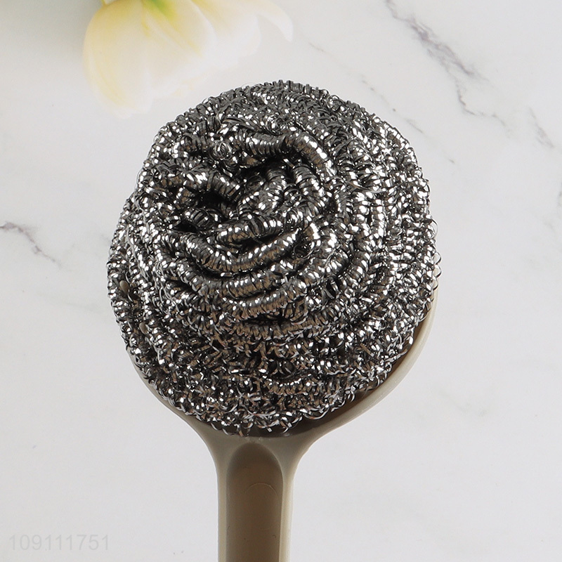 Wholesale Kitchen Cleaning Brush Pot Brush Dish Scrubber with Long Handle