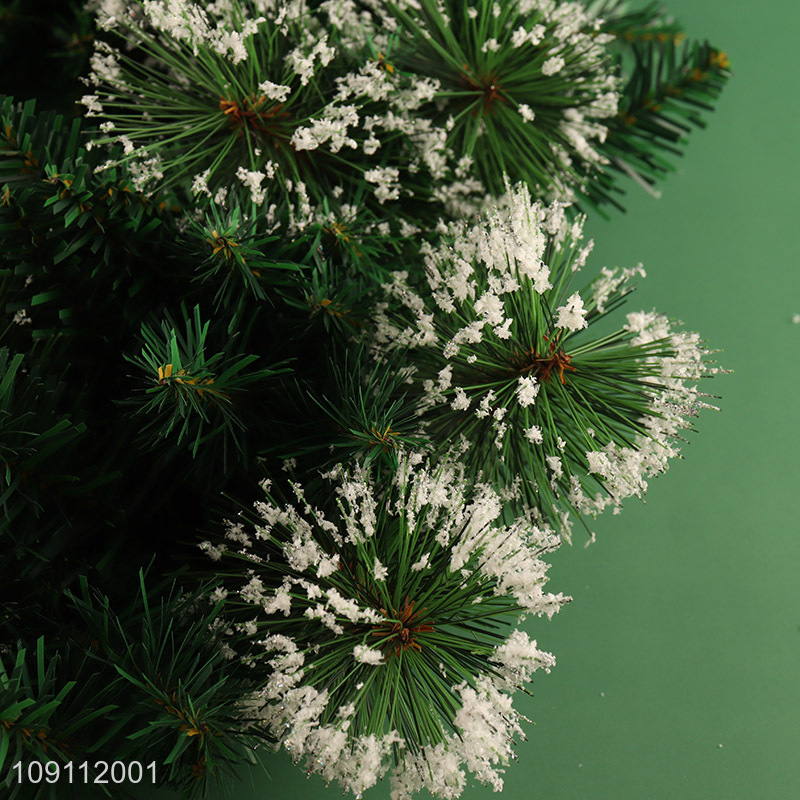 Hot products pvc decorative wreaths with led lights for christmas decoration