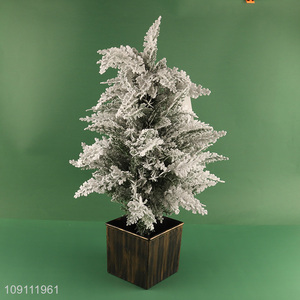 Top selling home decor christmas decoration mini christmas tree with pot