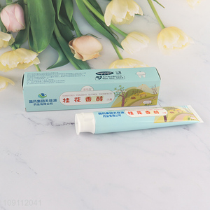 Most popular professional osmanthus fragrant alcohol toothpaste for oral care