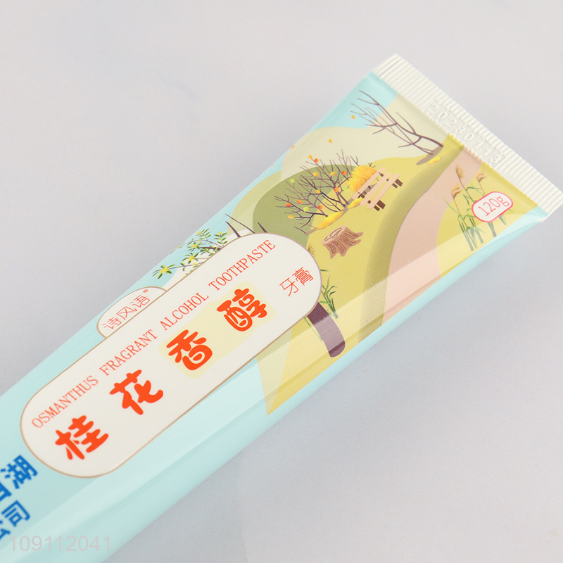 Most popular professional osmanthus fragrant alcohol toothpaste for oral care