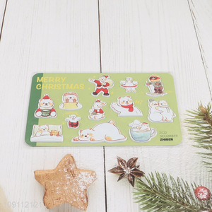 Factory Supply 3D Puffy Stickers Christmas Decals Stickers for Card Making