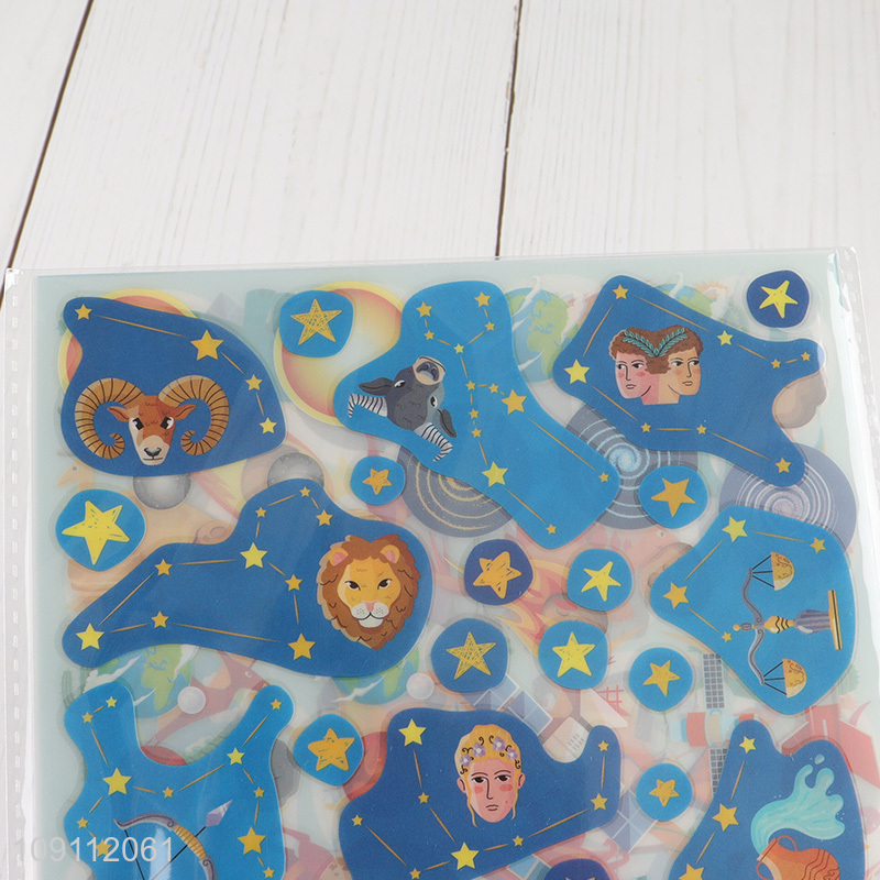Factory Price Twelve Constellations Stickers for Laptop Water Bottle Phone