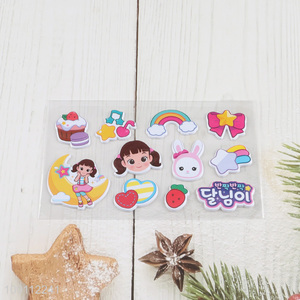 Wholesale 3D Puffy Stickers Cartoon Stickers for Laptop Water Bottle Luggage