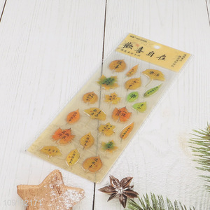 High Quality Chinese Style Leaf Decals Stickers for Crafts Scrapbooking