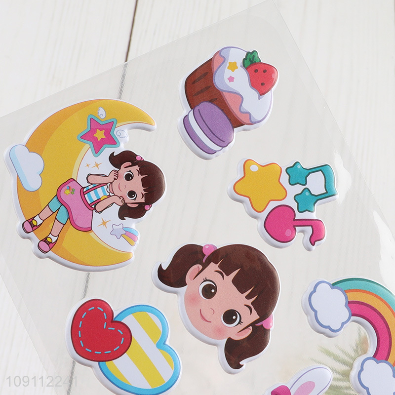 Wholesale 3D Puffy Stickers Cartoon Stickers for Laptop Water Bottle Luggage