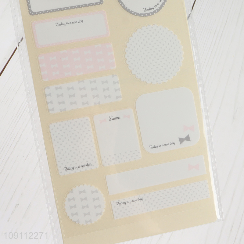 High Quality Self-Adhesive Name Tag Stickers for Office School Classroom