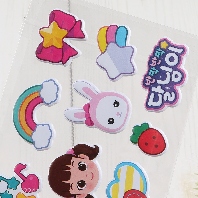 Wholesale 3D Puffy Stickers Cartoon Stickers for Laptop Water Bottle Luggage