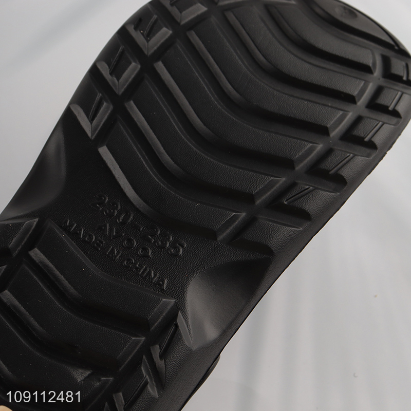 Most popular winter plush thickened household eva slippers for sale