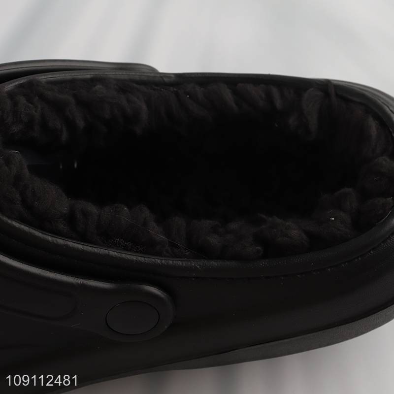 Most popular winter plush thickened household eva slippers for sale