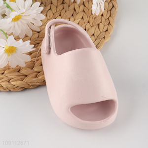 Low price non-slip children summer breathable eva slippers for sale