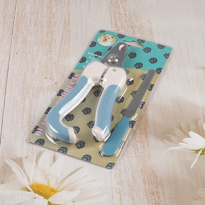 High Quality Pet Dog Cat Nail Clippers Trimmers with Non-Slip Handle