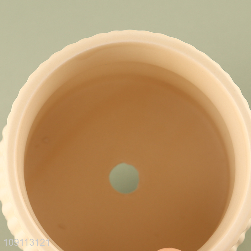 Good quality home decor desktop decoration ceramic mini flower pot for sale