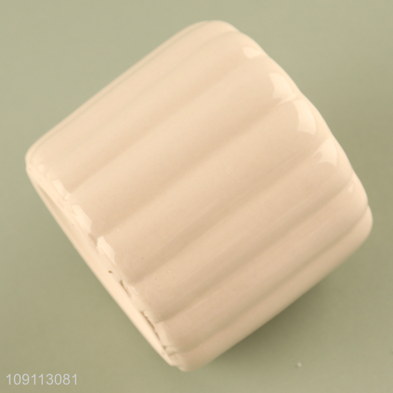 Hot products home decor ceramic mini flower pot for desktop