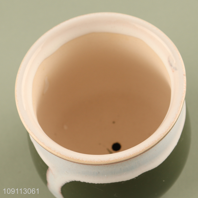 China products home decor ceramic mini flower pot plants pot for sale