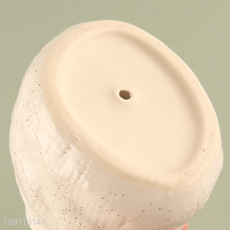 Good selling desktop decoration ceramic mini flower pot plants pot