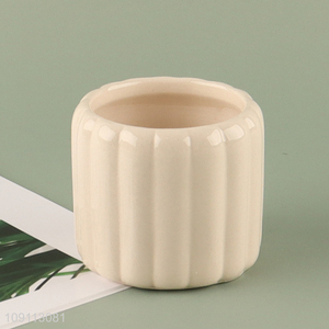 Hot products home decor ceramic mini flower pot for desktop