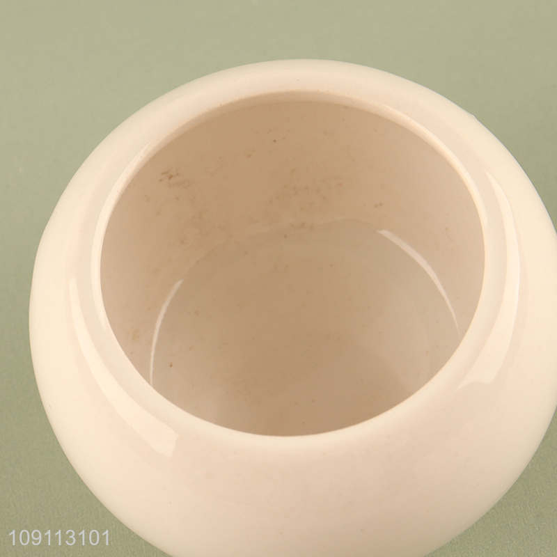 Factory price home decor modern style ceramic mini flower pot for sale