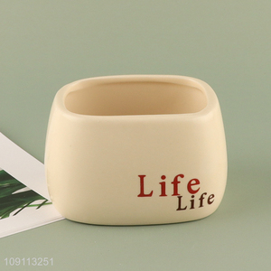 High quality ceramic mini flower pot plants pot for home decor