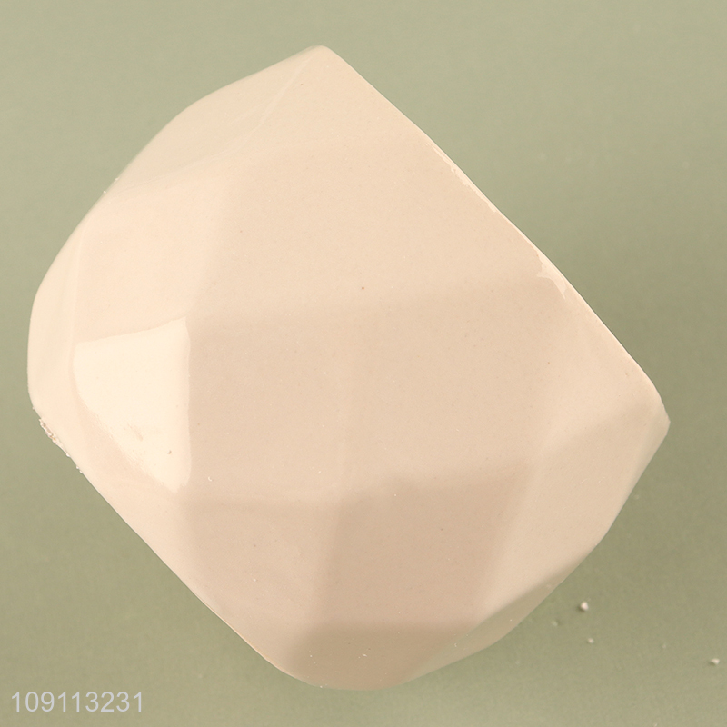 China wholesale white living room home decor mini ceramic flower pot