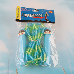 Good quality cartoon children beaded sports jump rope for sale
