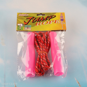 Most popular plastic handle students sports jump rope