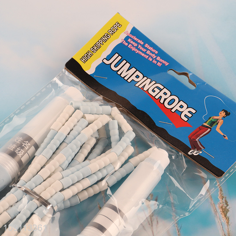 China products professional students beaded sports jump rope