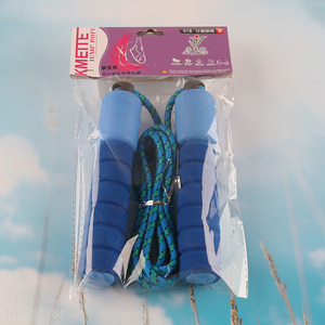 Latest products professional students sports jump rope with non-slip handle