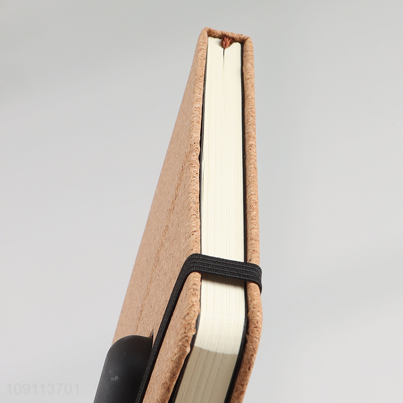 High Quality A5 Notebook Lined Diary Notebook with Pen Holder Hardcover